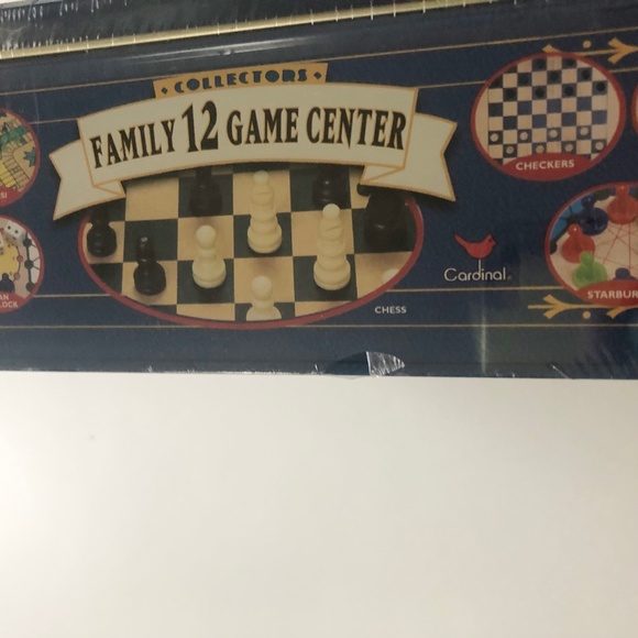 Cardinal Collectors Family 12 Game Center Board Game 12 Classic Games NEW SEALED - Picture 6 of 6